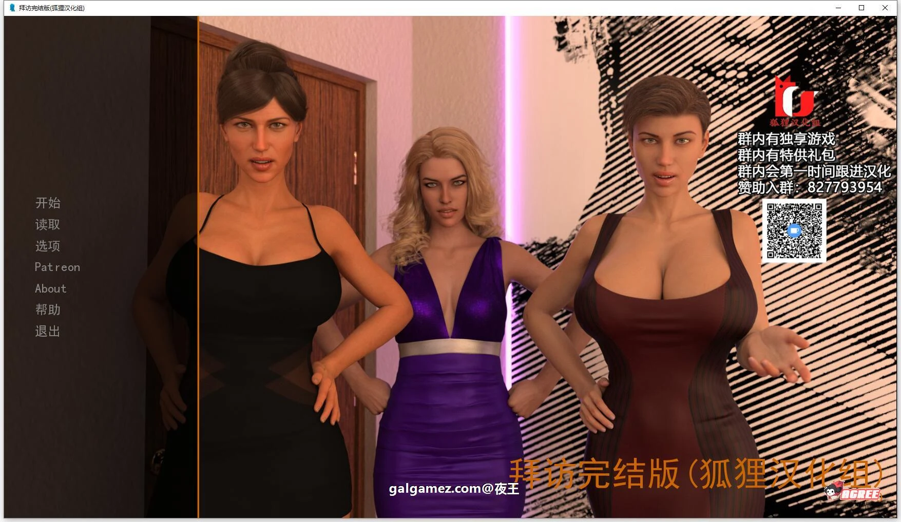 后宫大作汉化版 The Visit-拜访 V1.0 完结篇（官宣）/攻略MOD [动态6G]