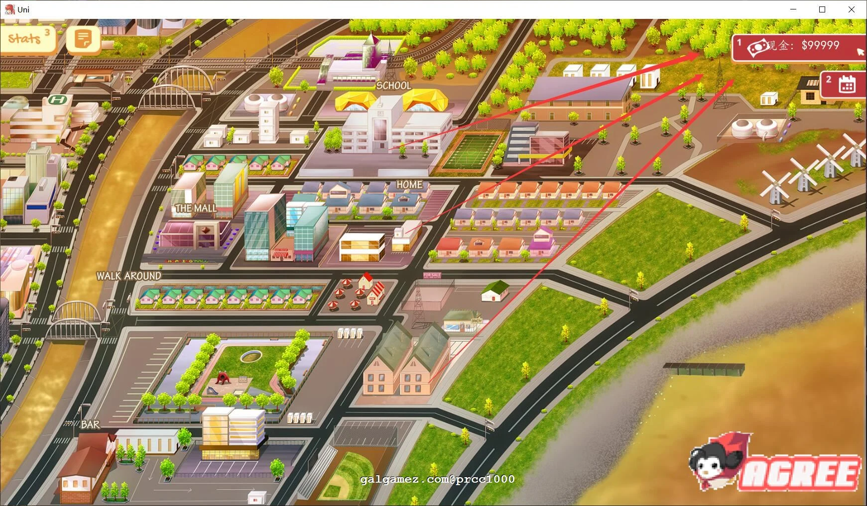 【高自由度SLG/汉化/步兵】大学生活-Uni V0.28.85 精翻汉化作弊版【PC+安卓/1.4G】 畅玩游戏 预览第10张