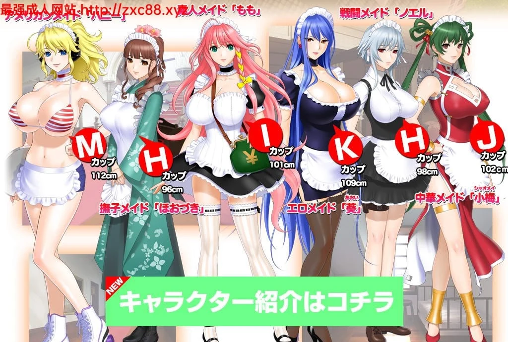 女仆小姐姐们与丰满之魂！正式版 全CG动画 汉化步兵版 [2.6G]