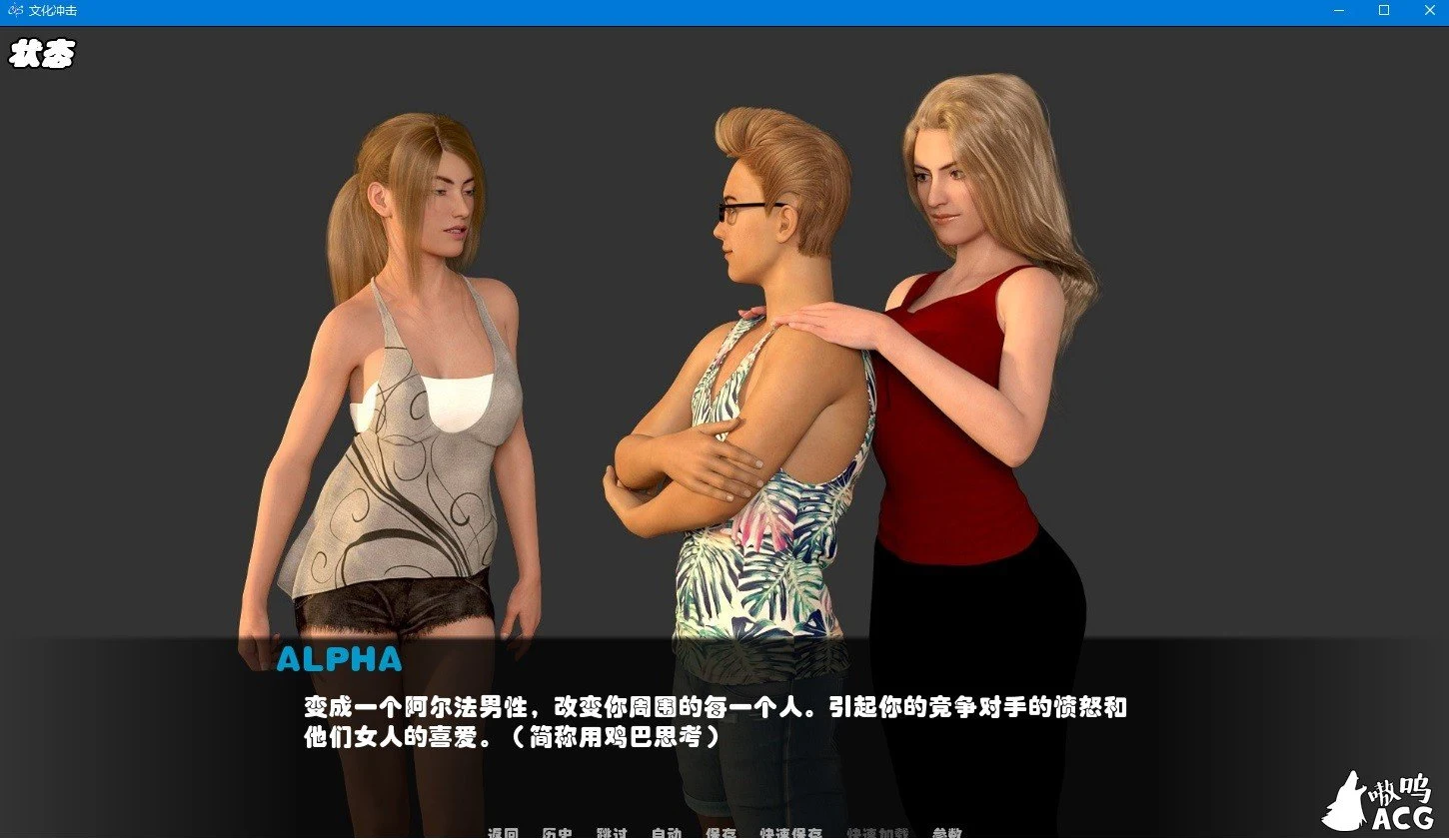 欧美SLG汉化动态CG版 文化冲击(困惑) V2.3 精翻全CG PC+安卓 4G更新包