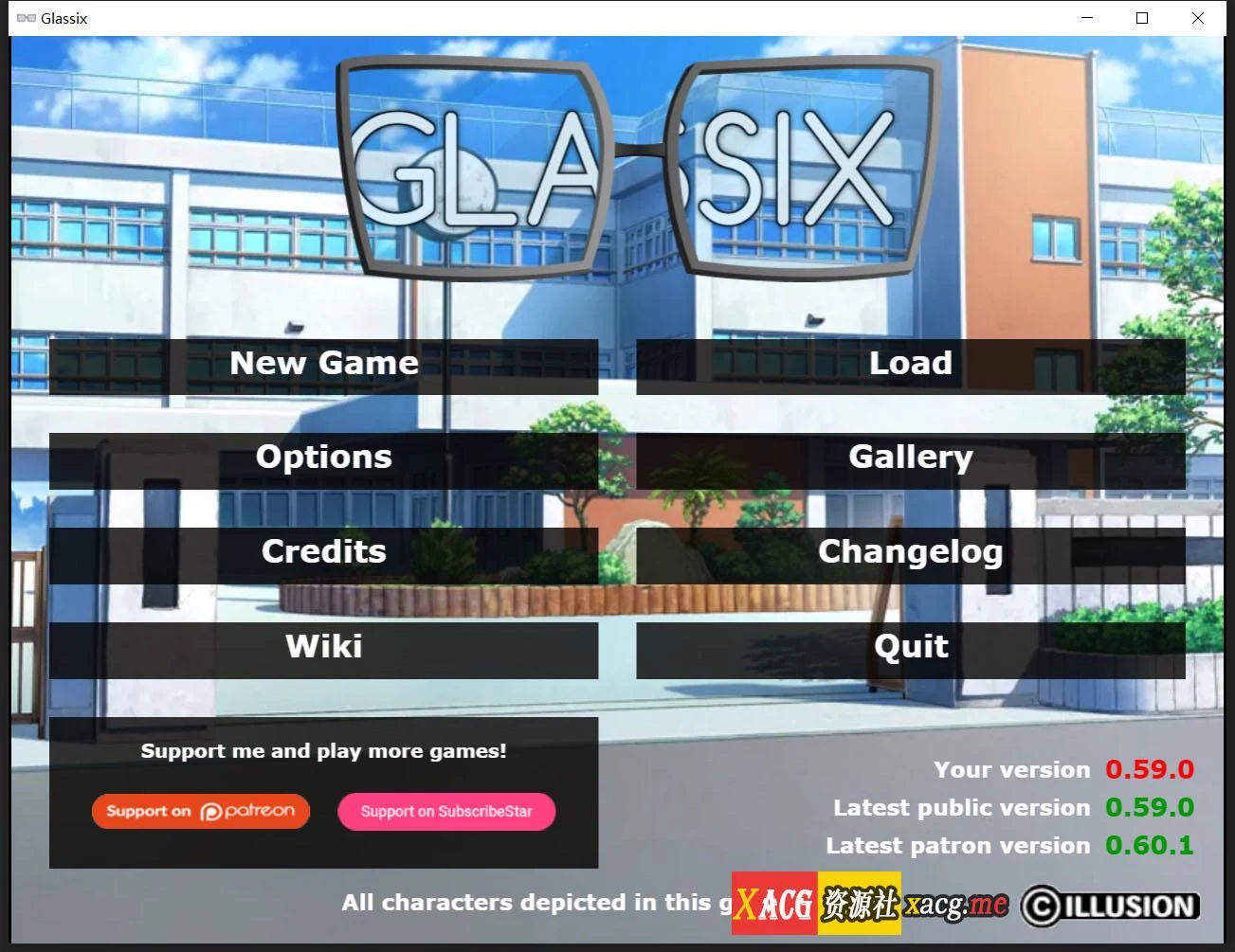 神器眼镜 Glassix v0.59 官方中文作弊版 [欧美SLG/中文] /更新/6G