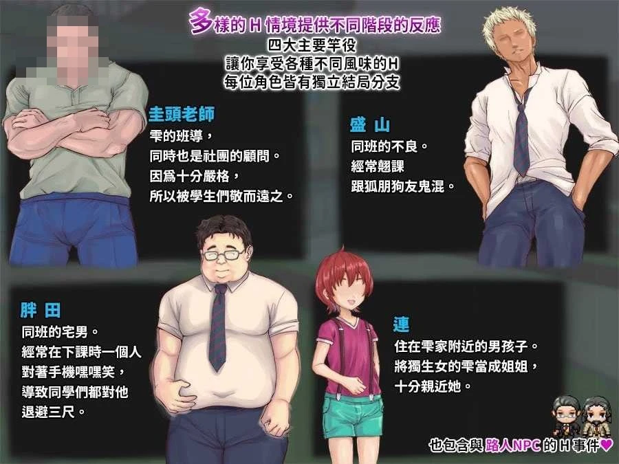 爱に目覚める乙女～男達とひと夏の体験～[逐渐知晓爱的少女～青涩女学生与男人们共度的夏天～] [PC/官方中文版/RPG/700M]（微云网盘+直链）