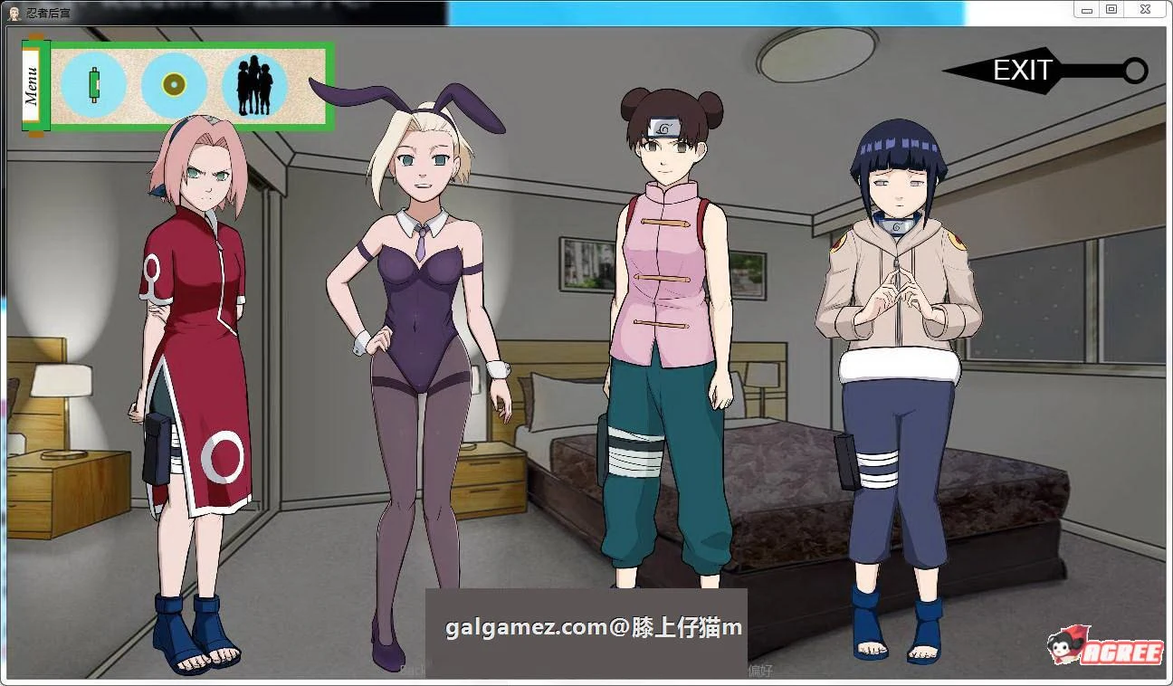 【欧美SLG/汉化】火影同人：忍者后宫-异族崛起V1.6b 精修汉化作弊版【纲手上垒更新/PC+安卓/2G/动态】 畅玩游戏 预览第6张
