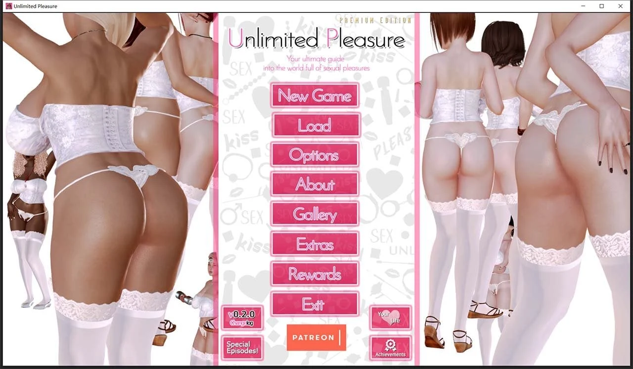 无尽的满足 Unlimited Enjoyment 重制高级版 V0.2 官方英文版 [PC+安卓/4G/更新] [欧美SLG/英文/动态]