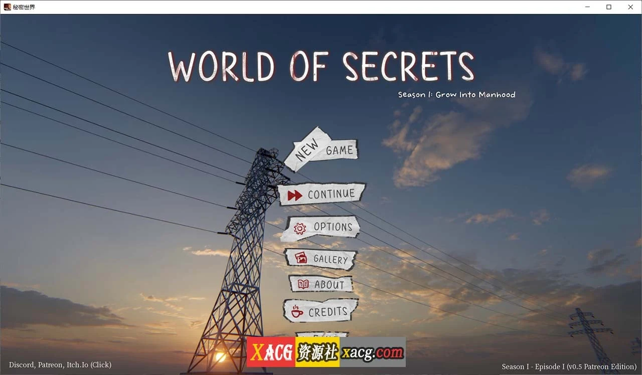 秘密世界 World of Secrets V0.5 官方中文版（沙盒SLG/新作/2G）