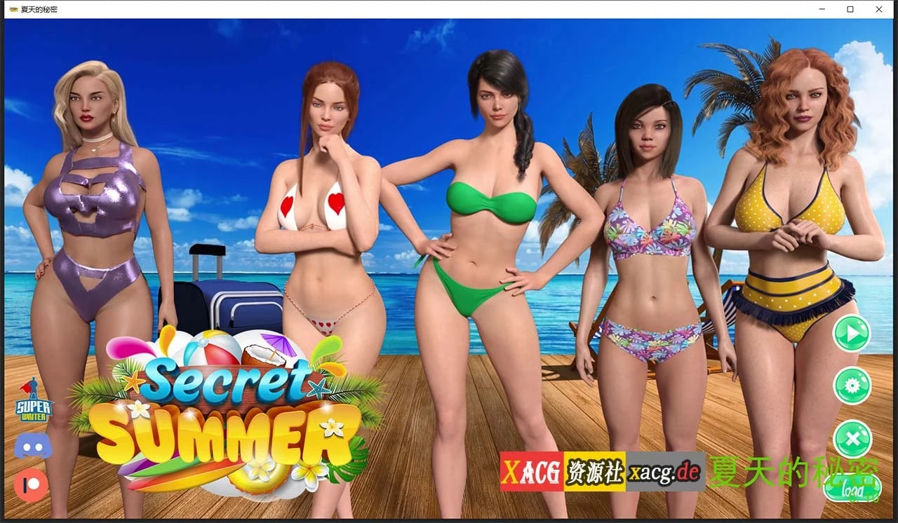 【欧美SLG/汉化/新作】夏天的秘密 Secret Summer V0.10 汉化版【PC+安卓/3G】 畅玩游戏 预览第1张